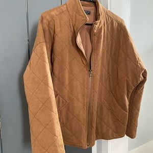 Quilted zip up jacket